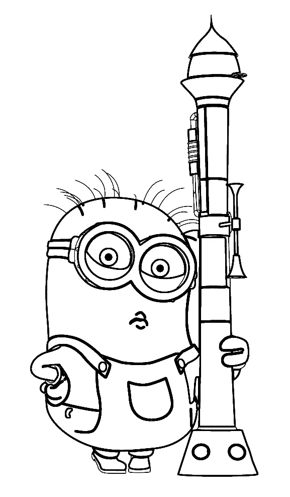Minion Coloring Pages 122