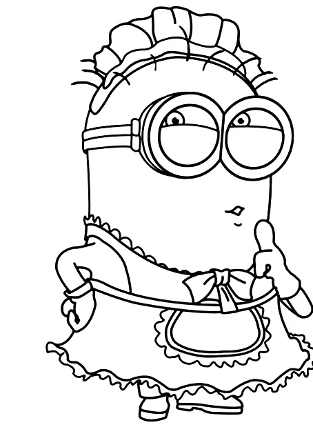 Minion Coloring Pages 132
