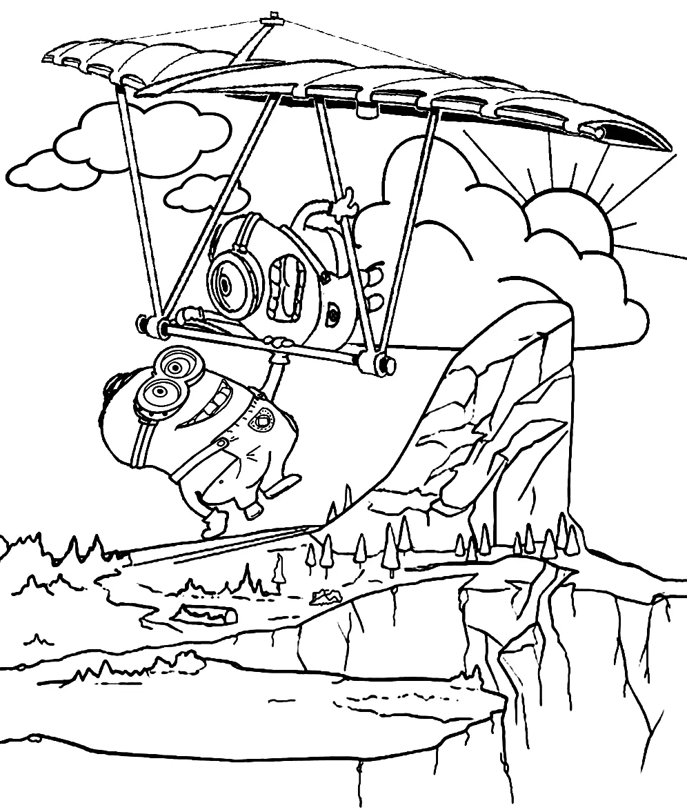 Minion Coloring Pages 133