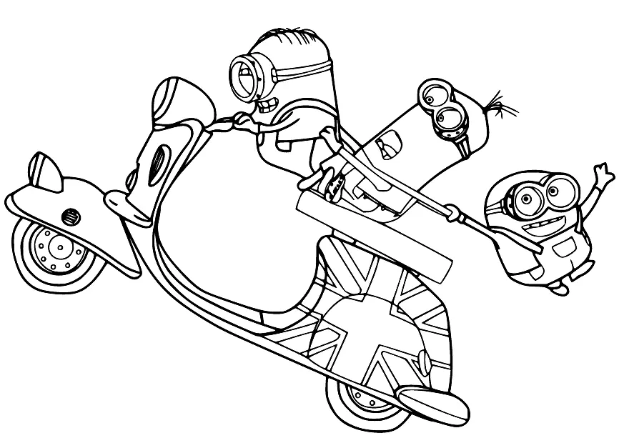 Minion Coloring Pages 140