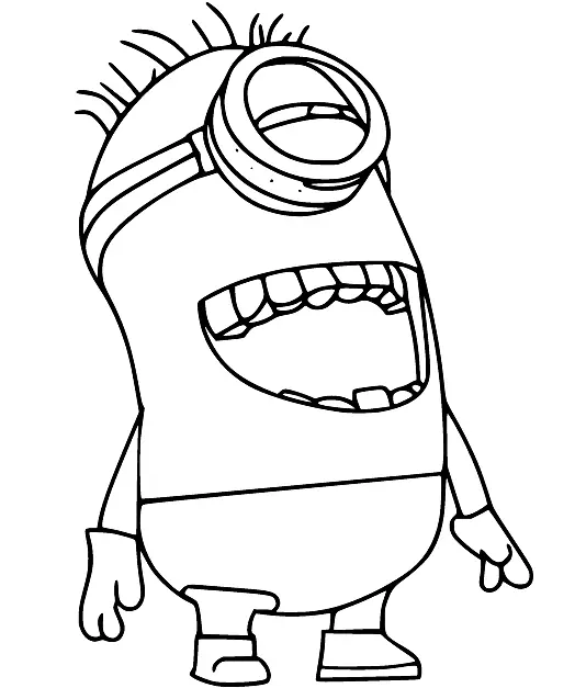 Minion Coloring Pages 143