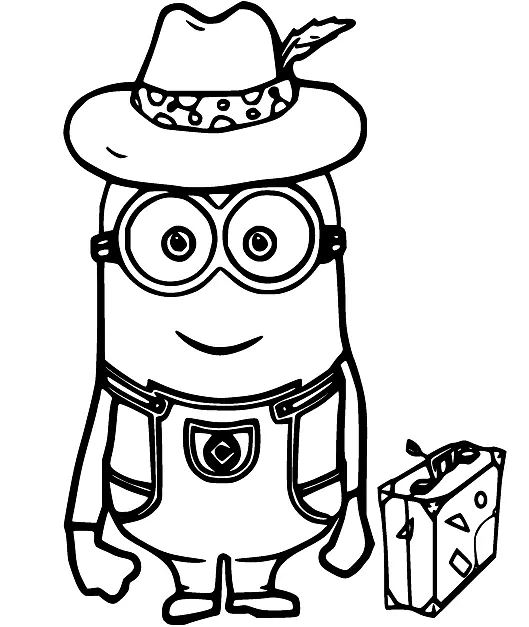 Minion Coloring Pages 145