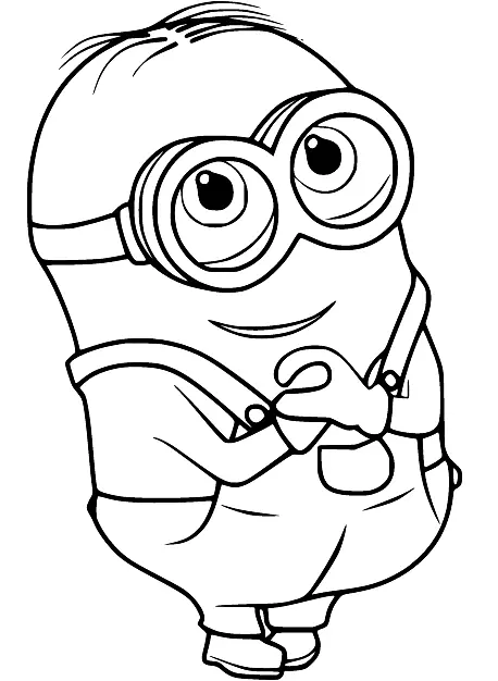 Minion Coloring Pages 149