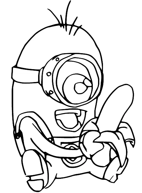 Minion Coloring Pages 151