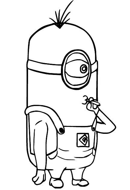 Minion Coloring Pages