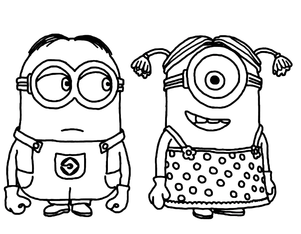 Minion Coloring Pages 16