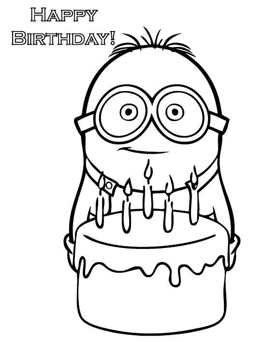 Minion Coloring Pages 17