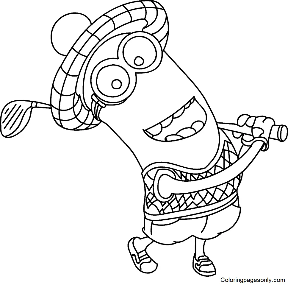 Minion Coloring Pages 18