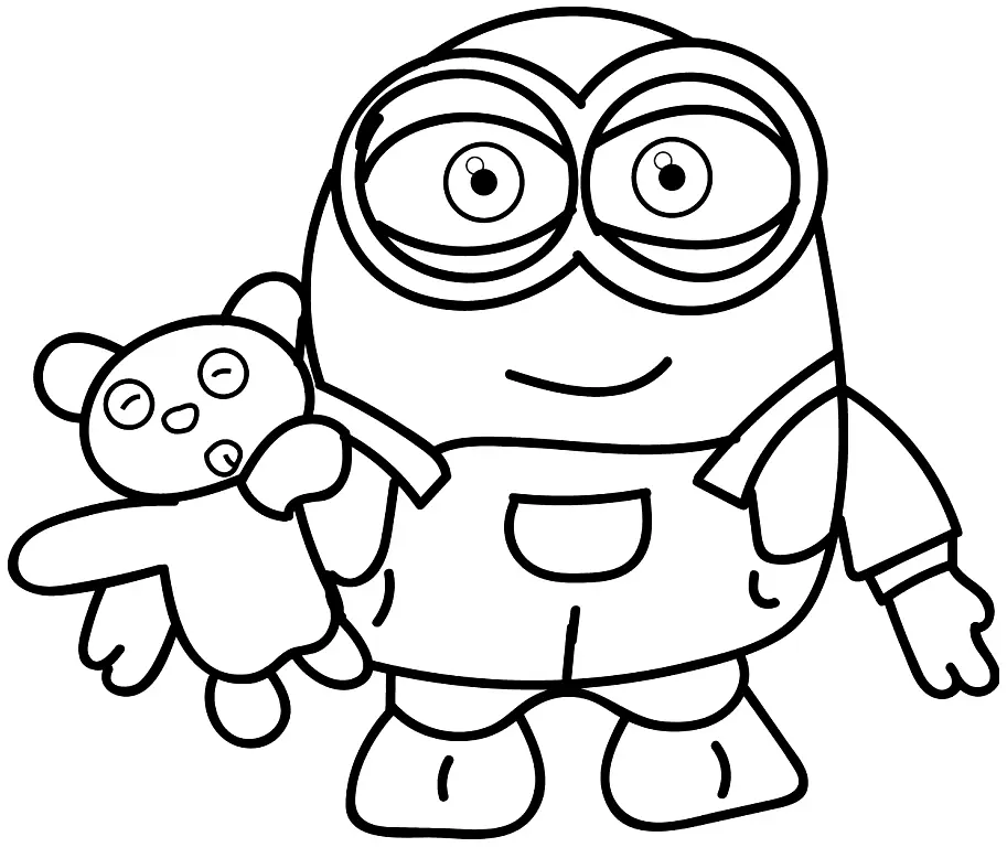 Minion Coloring Pages 20