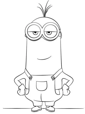Minion Coloring Pages 24
