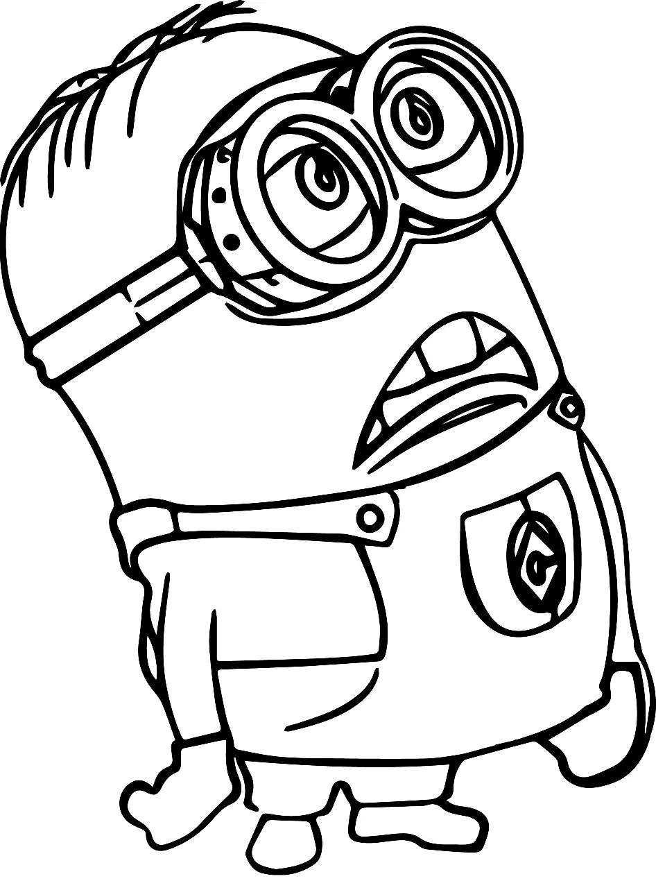 Minion Coloring Pages 25