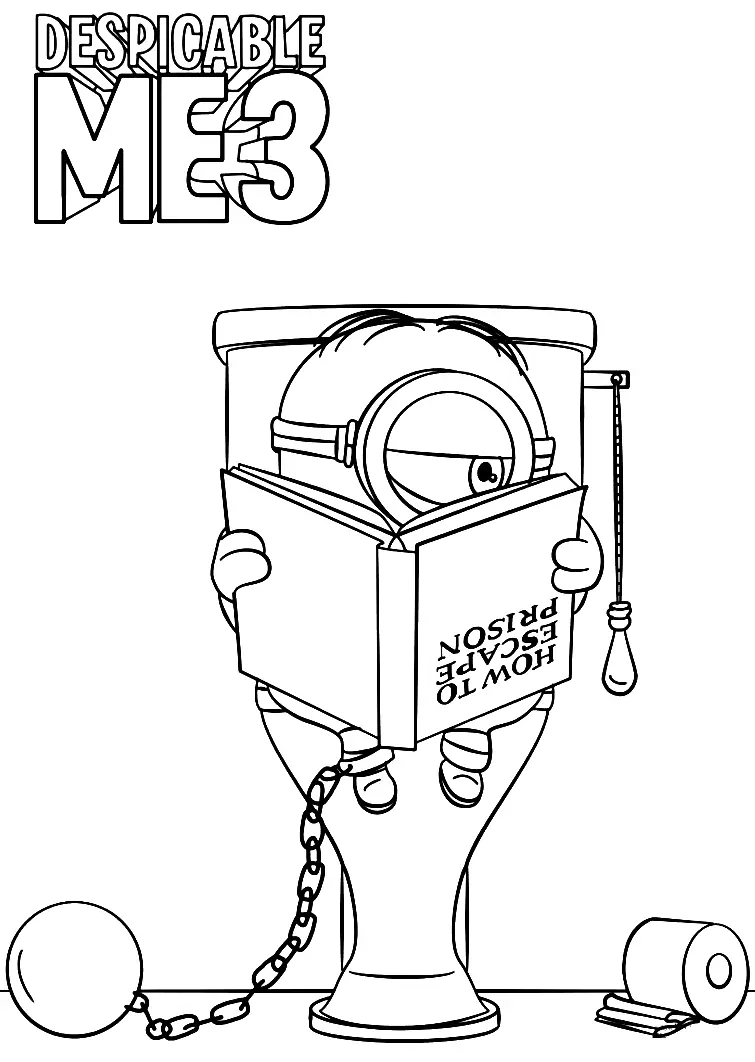 Minion Coloring Pages 26