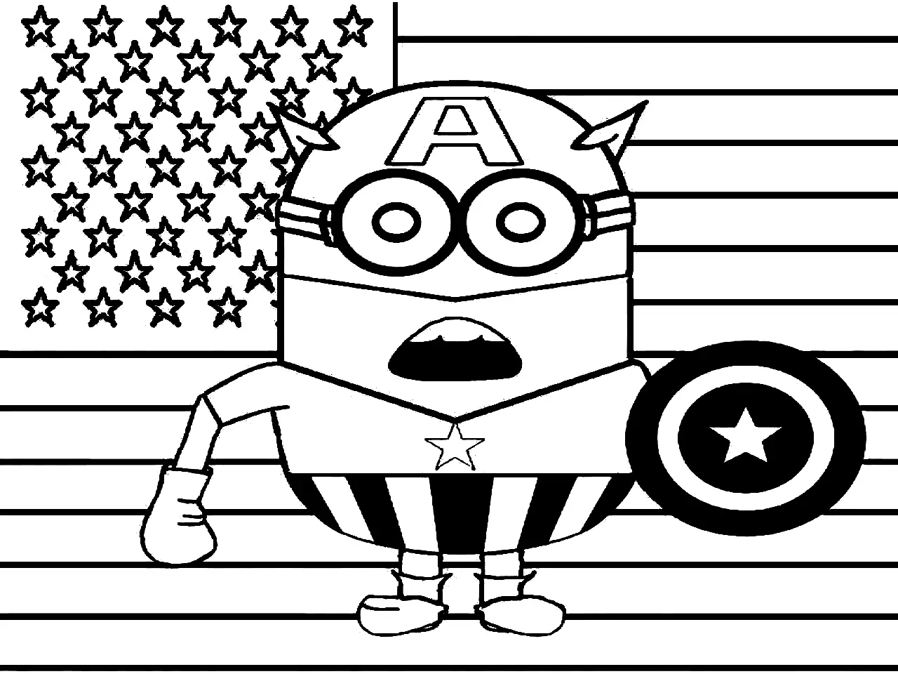 Minion Coloring Pages 31