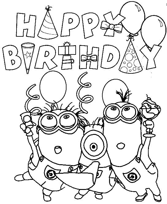Minion Coloring Pages 33