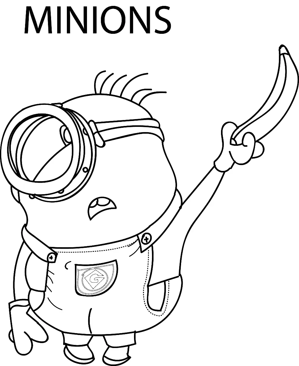 Minion Coloring Pages 34