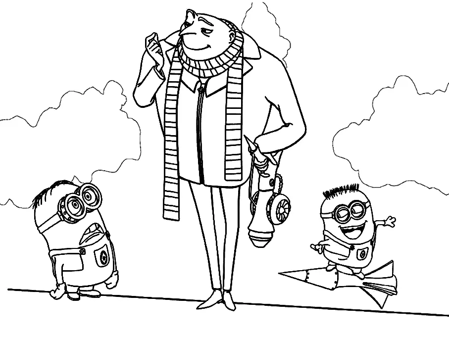 Minion Coloring Pages 35