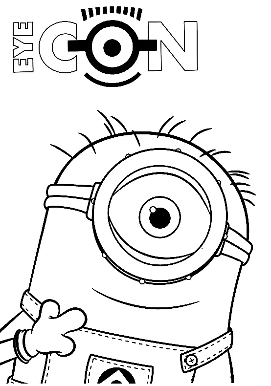 Minion Coloring Pages 42