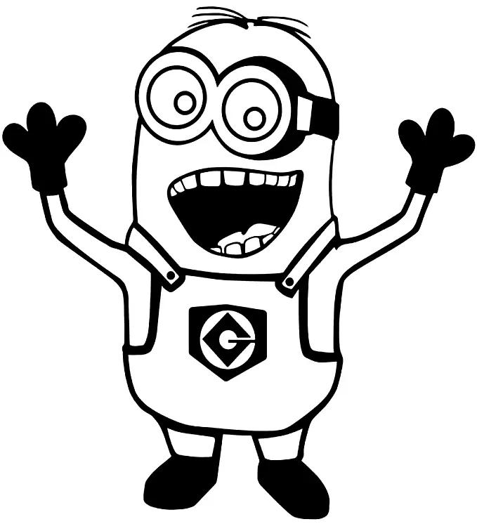 Minion Coloring Pages 44