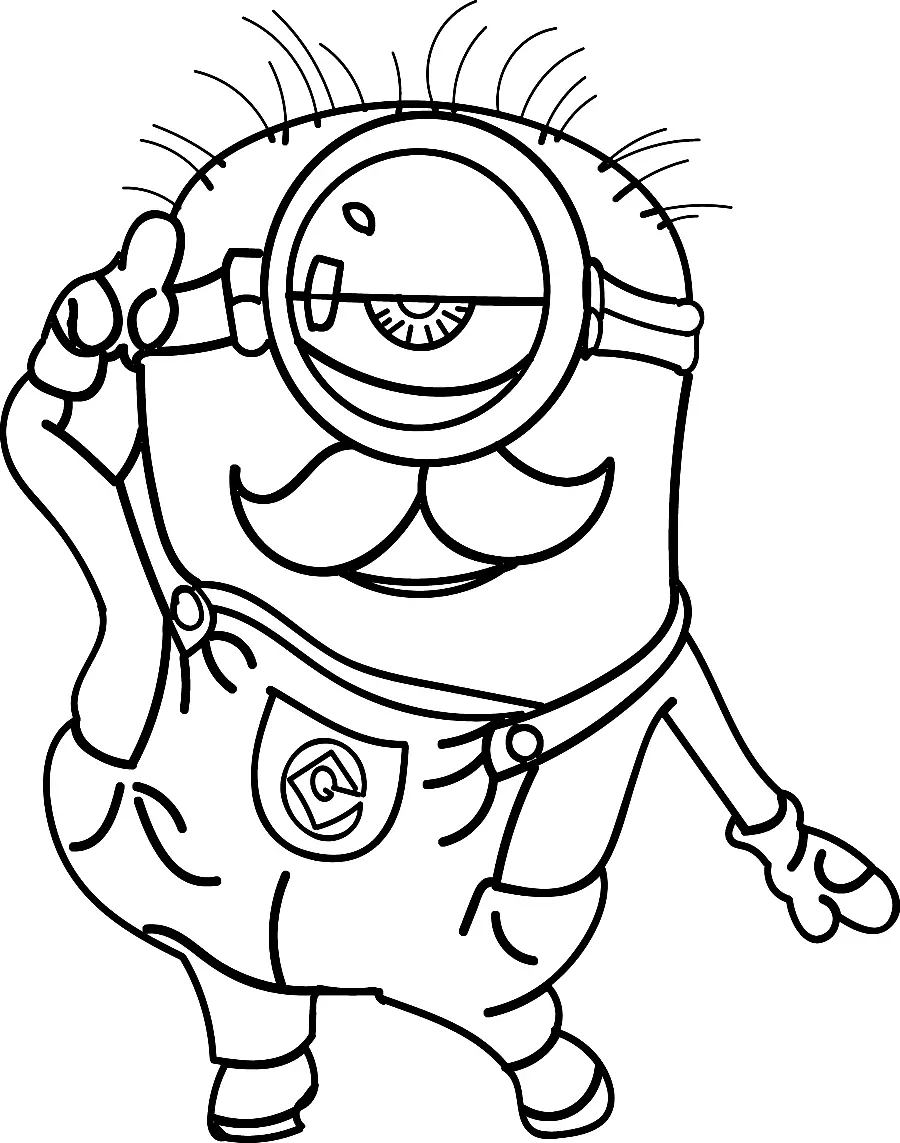 Minion Coloring Pages 48