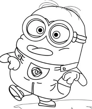 Minion Coloring Pages 7