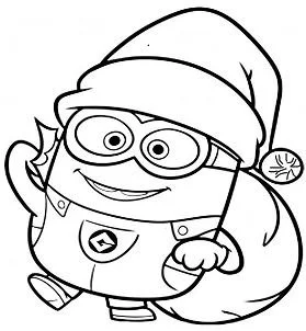 Minion Coloring Pages 8
