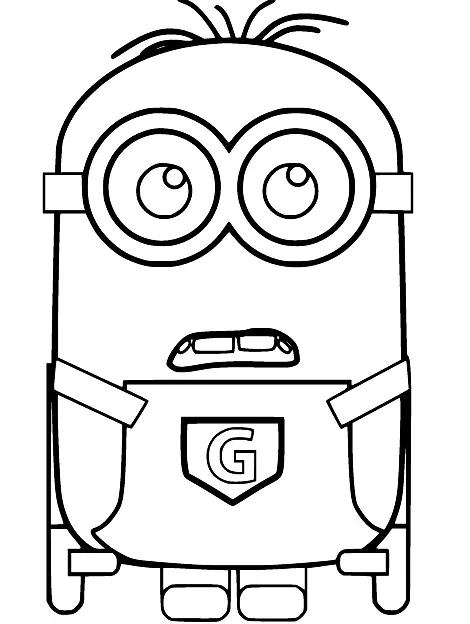 Minion Coloring Pages 96