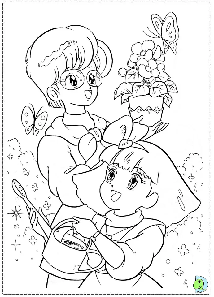 Minky Momo Coloring Pages 16