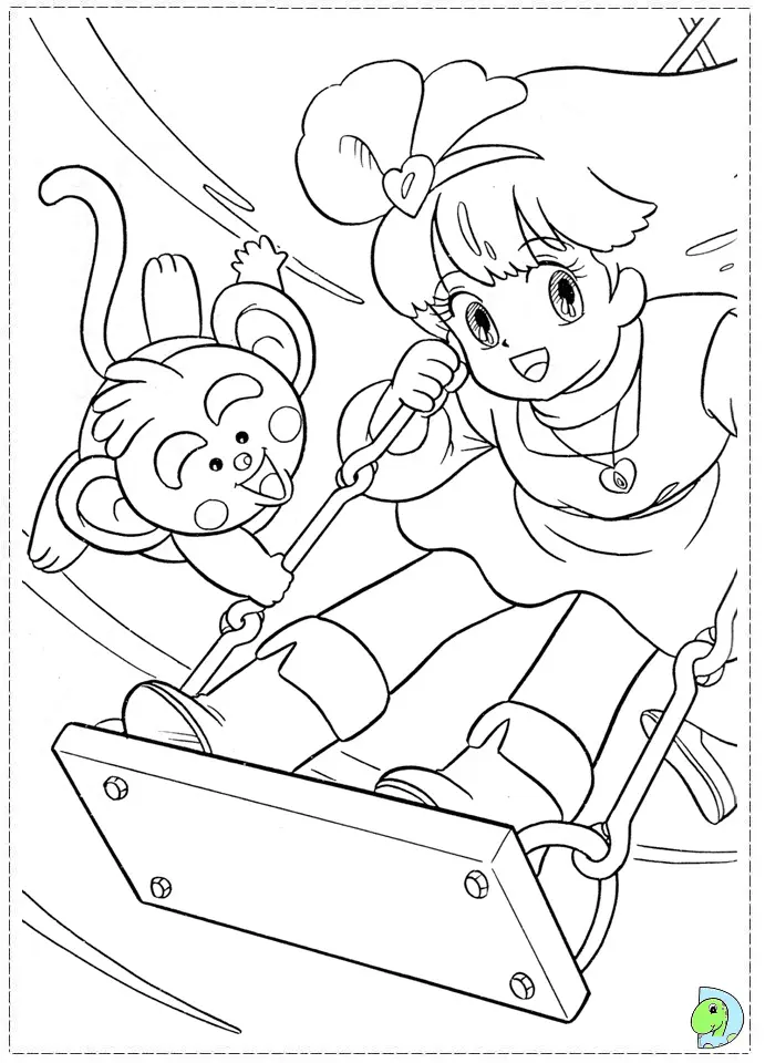 Minky Momo Coloring Pages 6