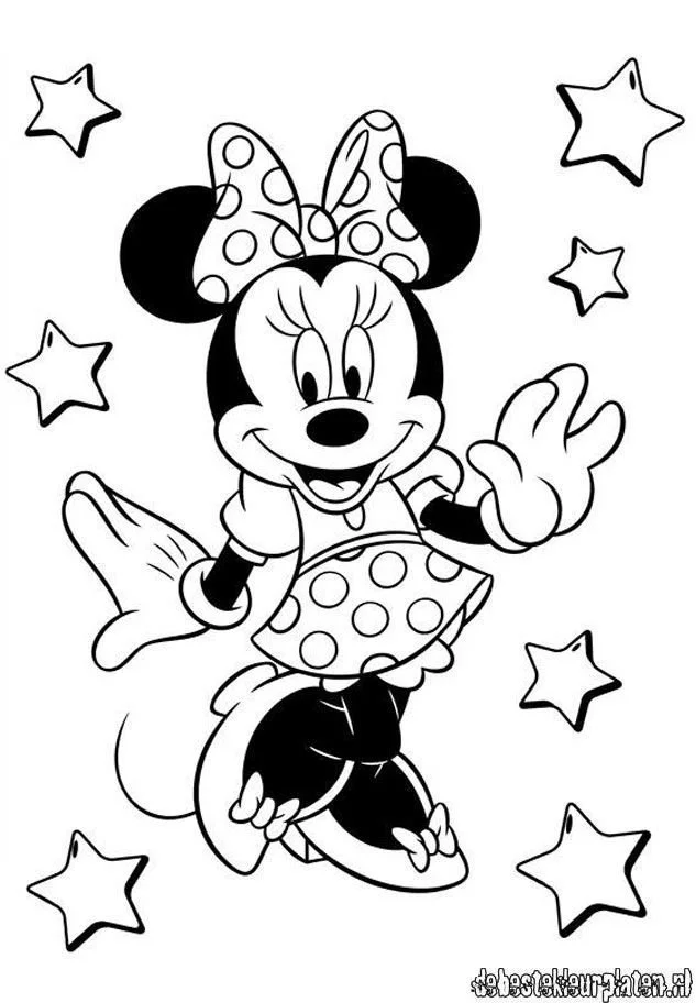 Minnie Mouse Coloring Pages 12