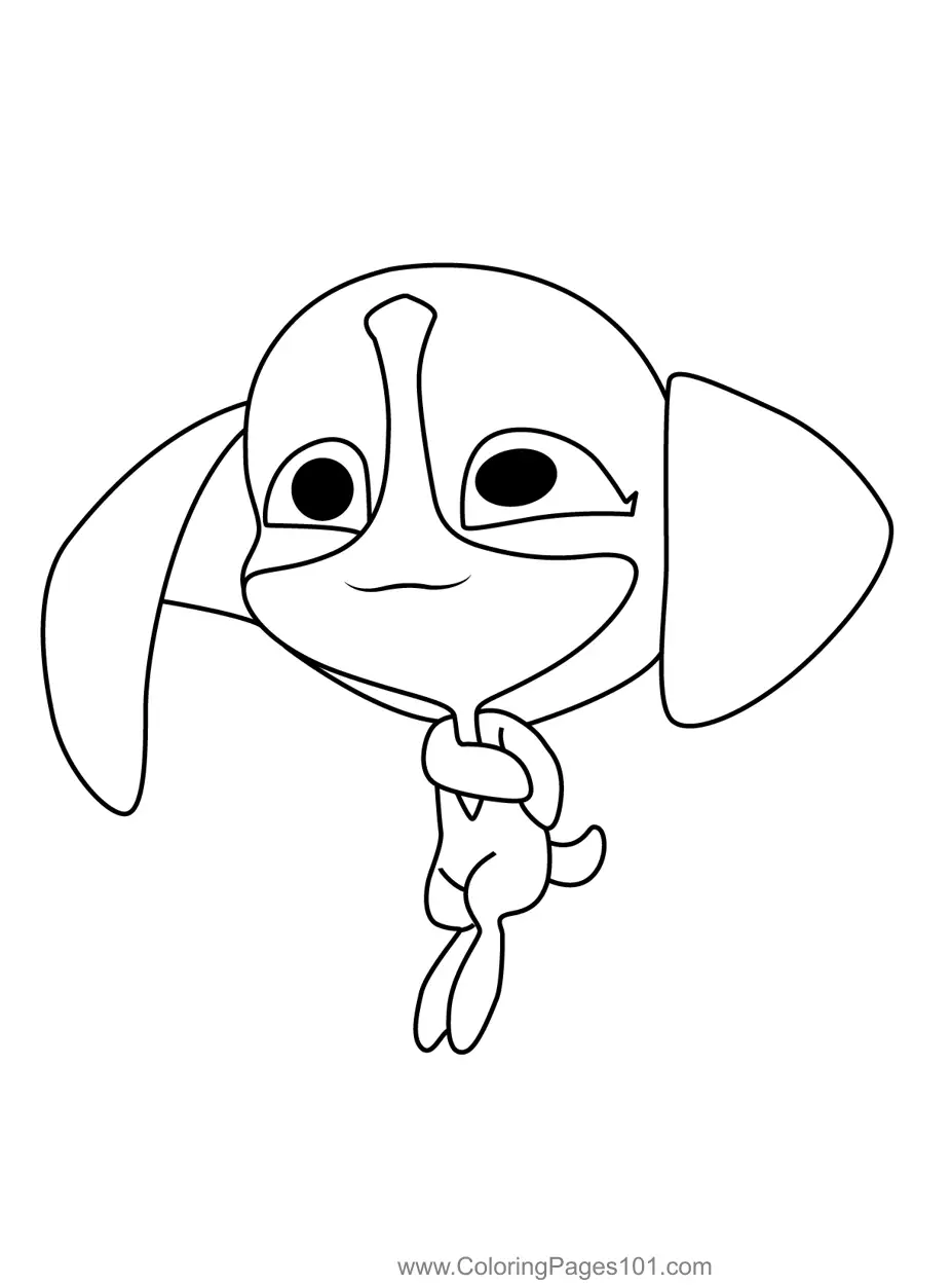 Miraculous Zag Chibi Coloring Pages 12