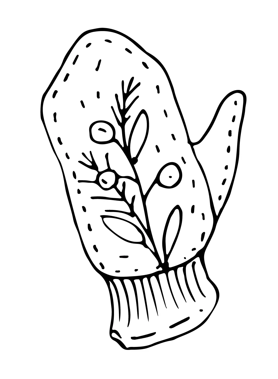 Mittens Coloring Pages