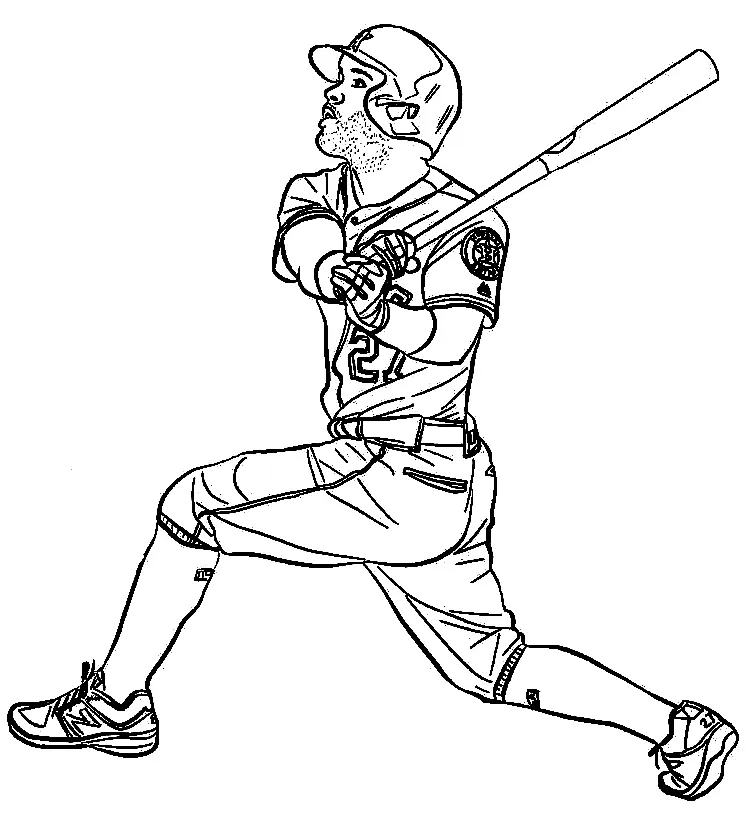 Desenhos de Mlb Para Colorir 9