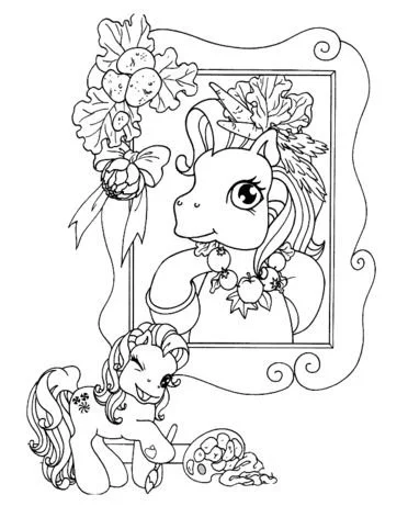 Desenhos de MLP Para Colorir 136