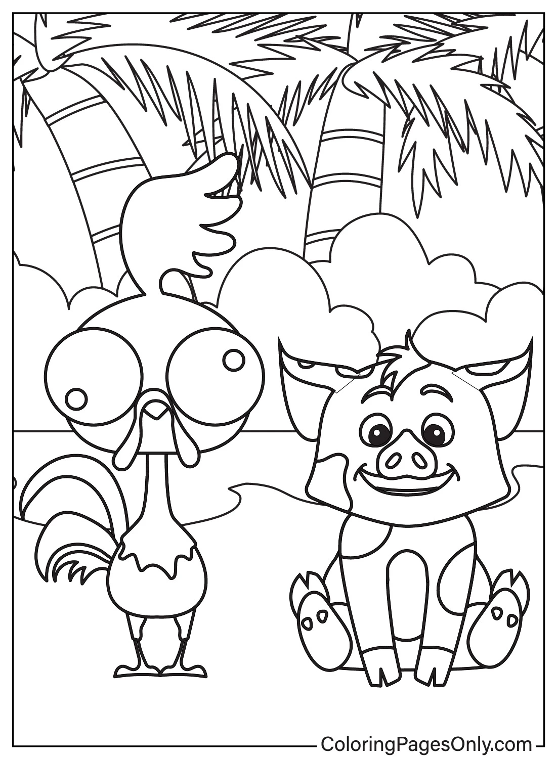 Moana 2 Para Colorir 13