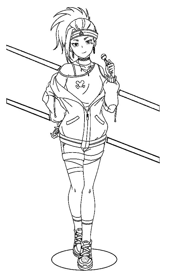 Momo Yaoyorozu Ausmalbilder 54