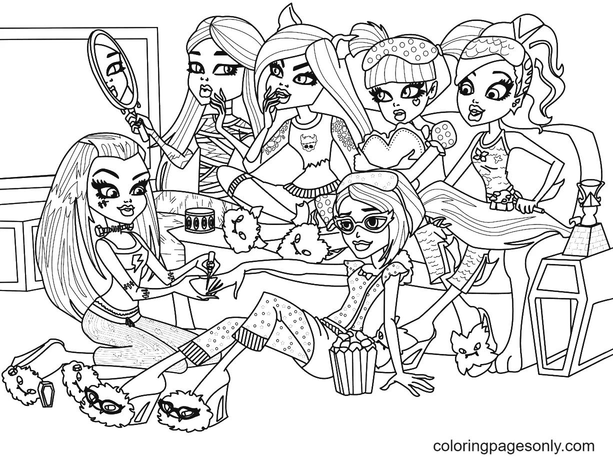 Monster High Coloring Pages 13