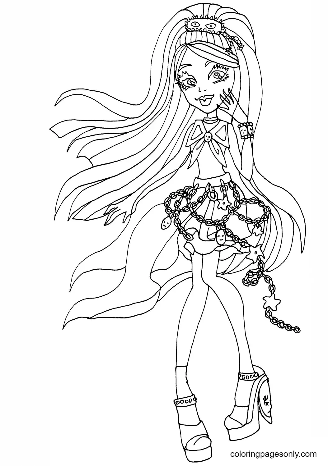 Monster High Coloring Pages 18