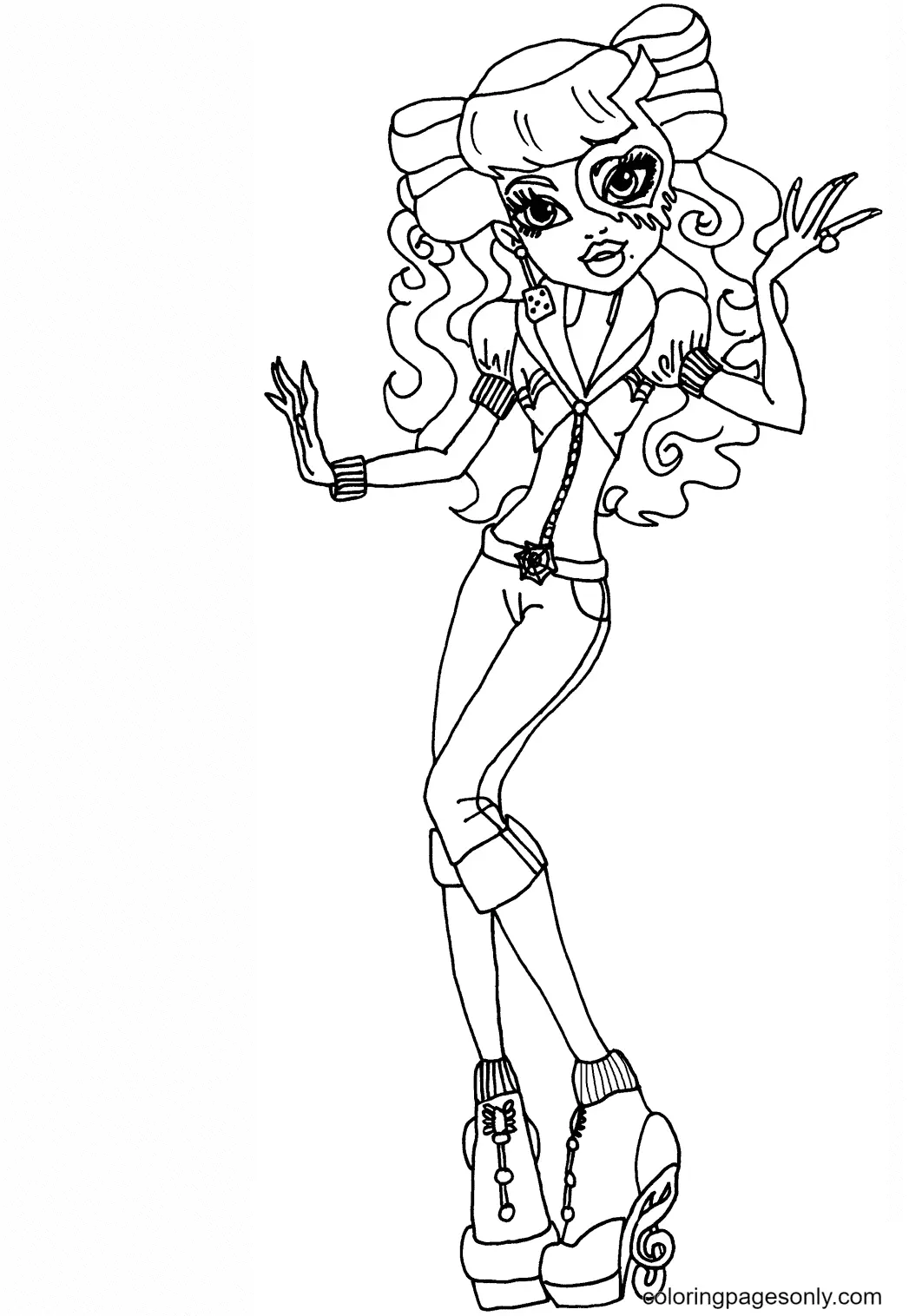 Monster High Coloring Pages 20
