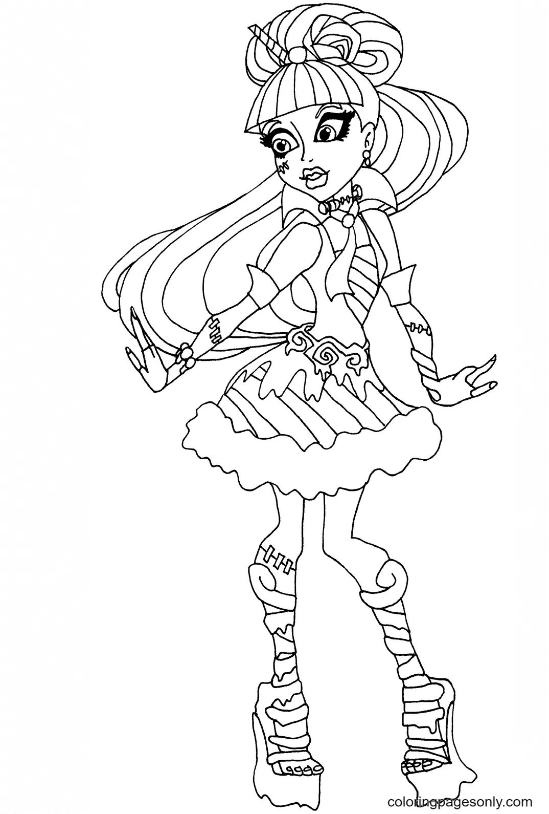 Monster High Coloring Pages 23