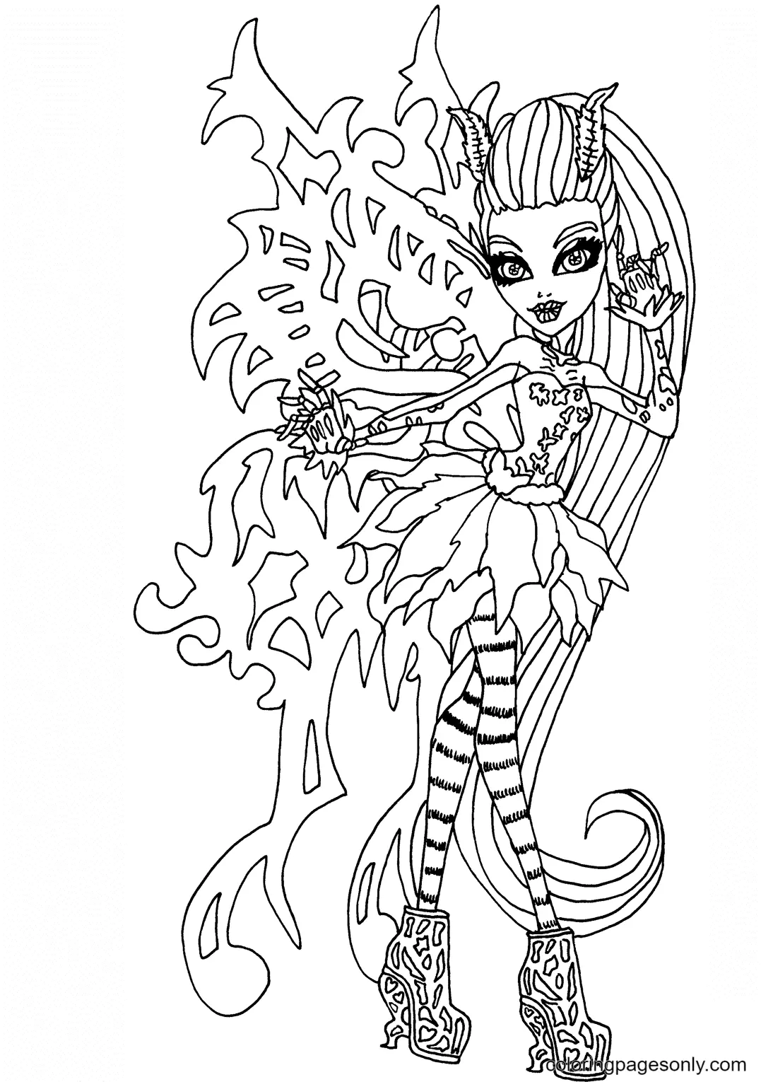 Monster High Coloring Pages 25