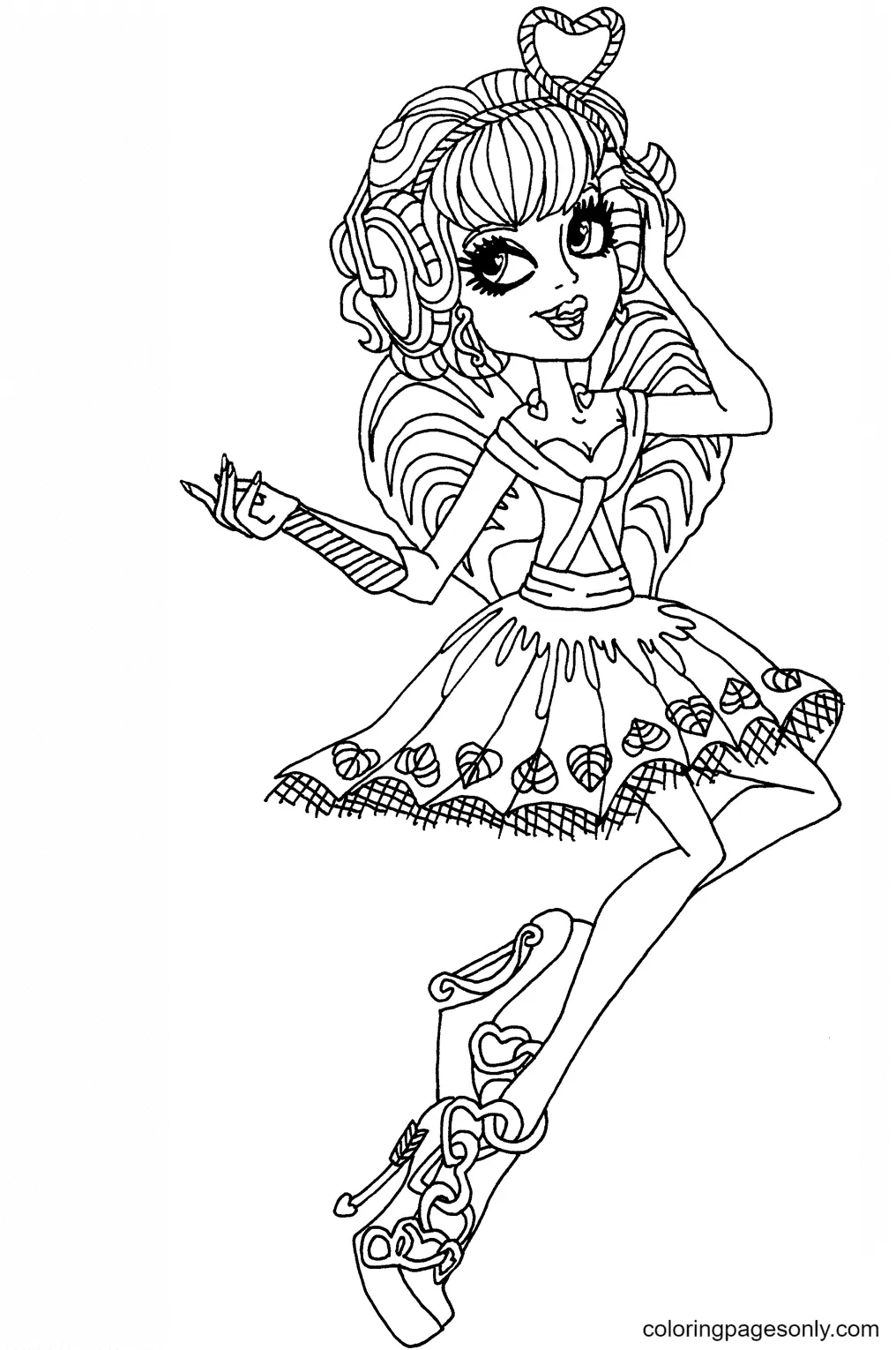 Monster High Coloring Pages 26