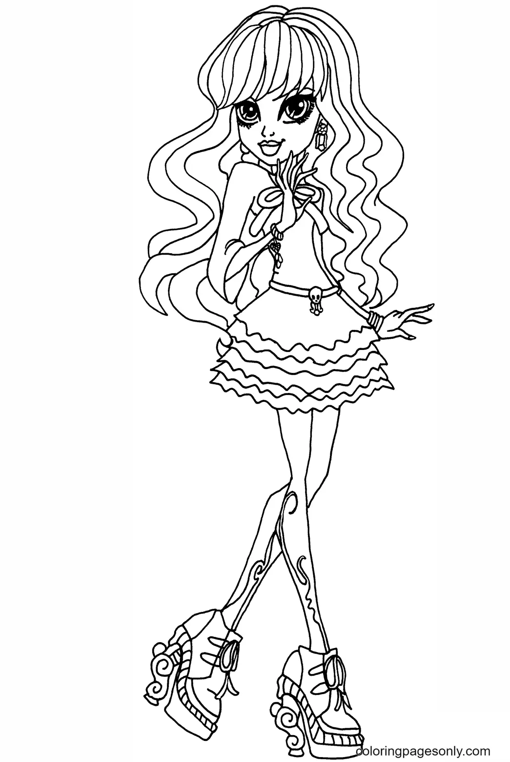 Monster High Coloring Pages 28