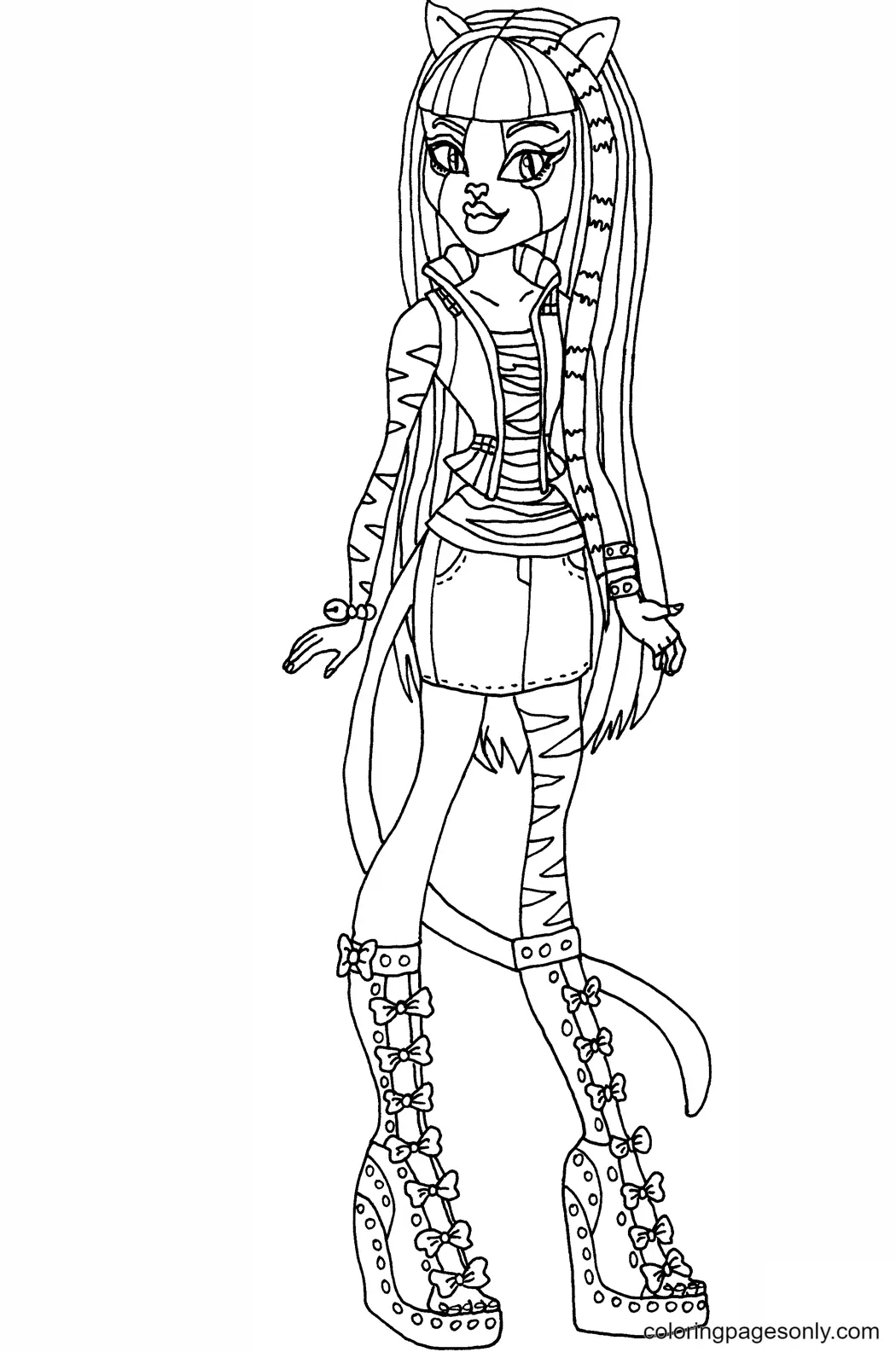 Monster High Coloring Pages 29