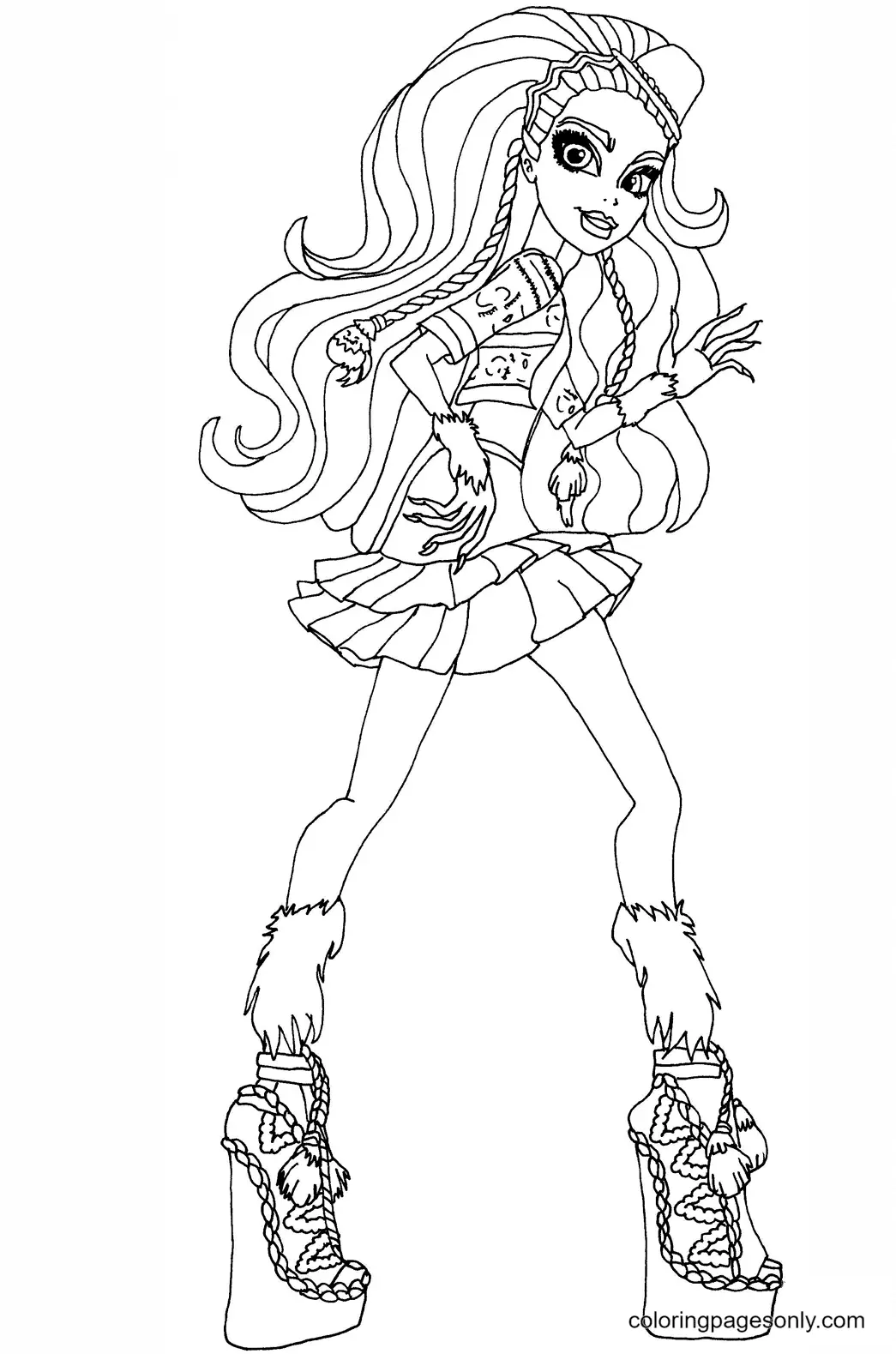 Monster High Coloring Pages 30