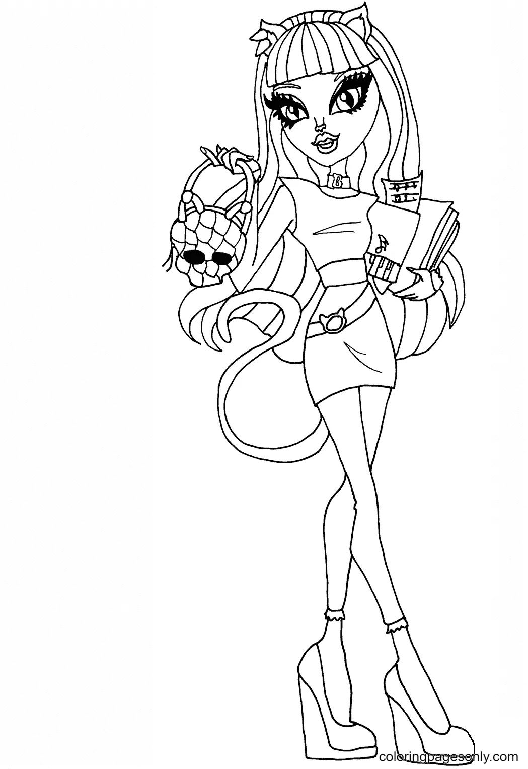 Monster High Coloring Pages 35