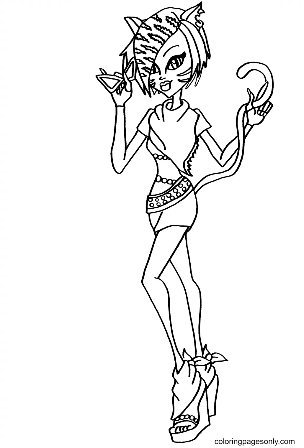 Monster High Coloring Pages 36