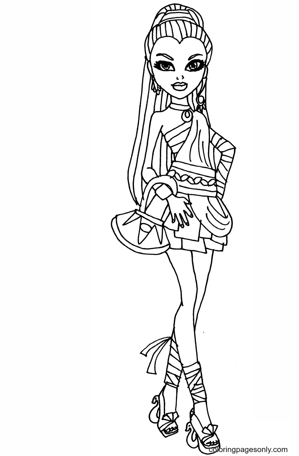 Monster High Coloring Pages 37