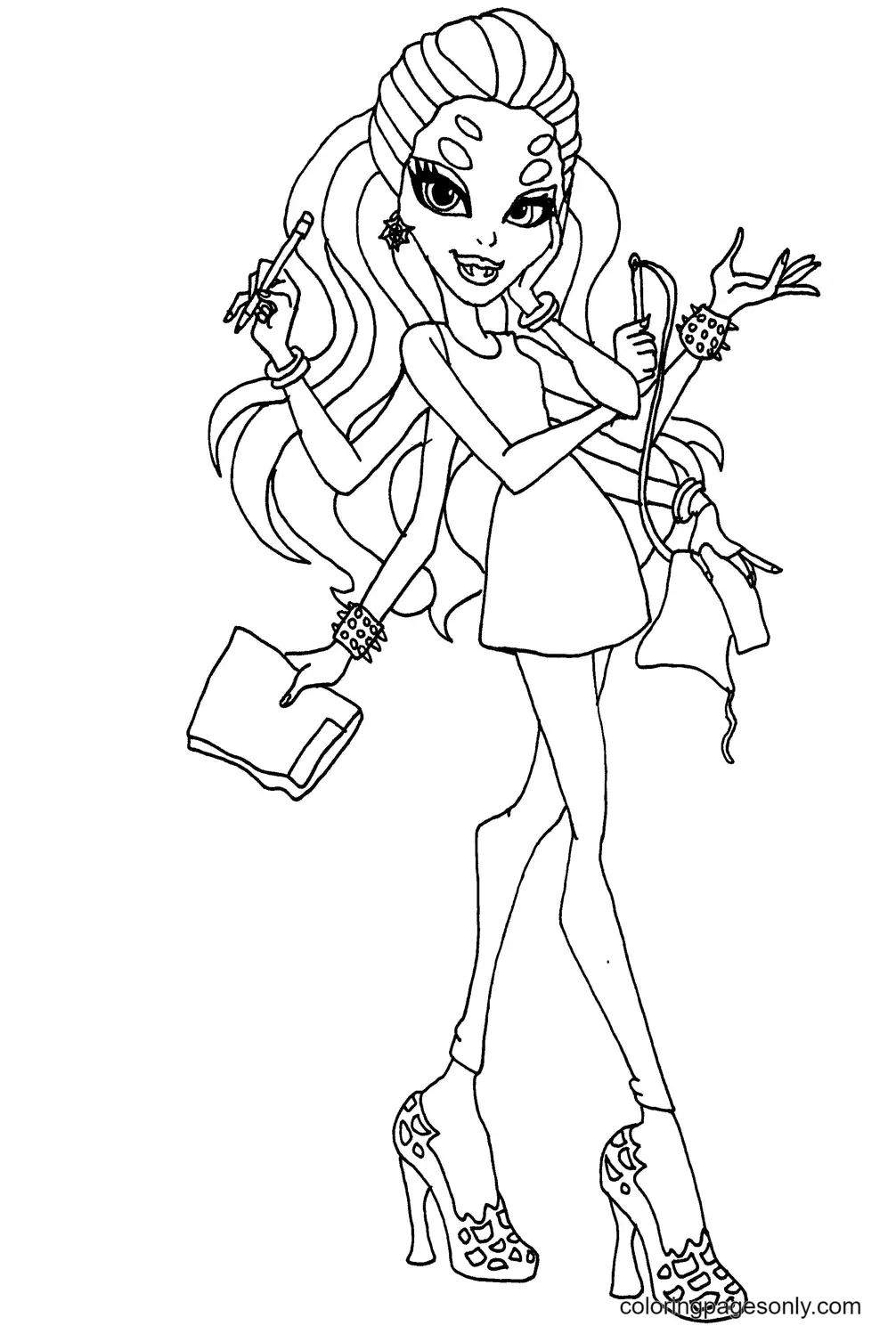 Monster High Coloring Pages 39