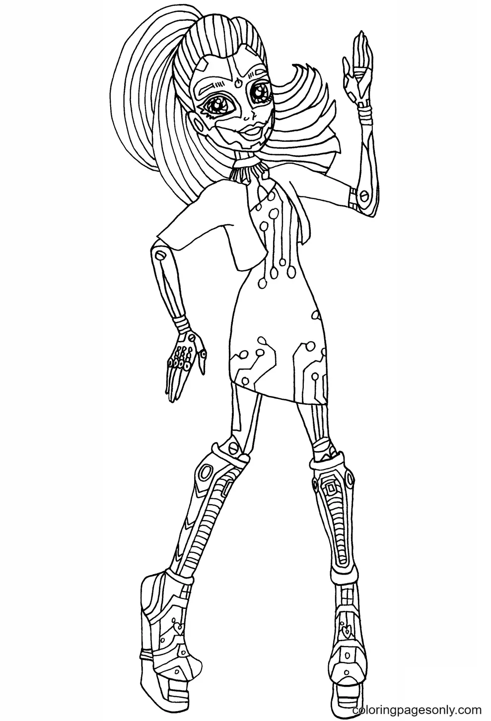 Monster High Coloring Pages 40