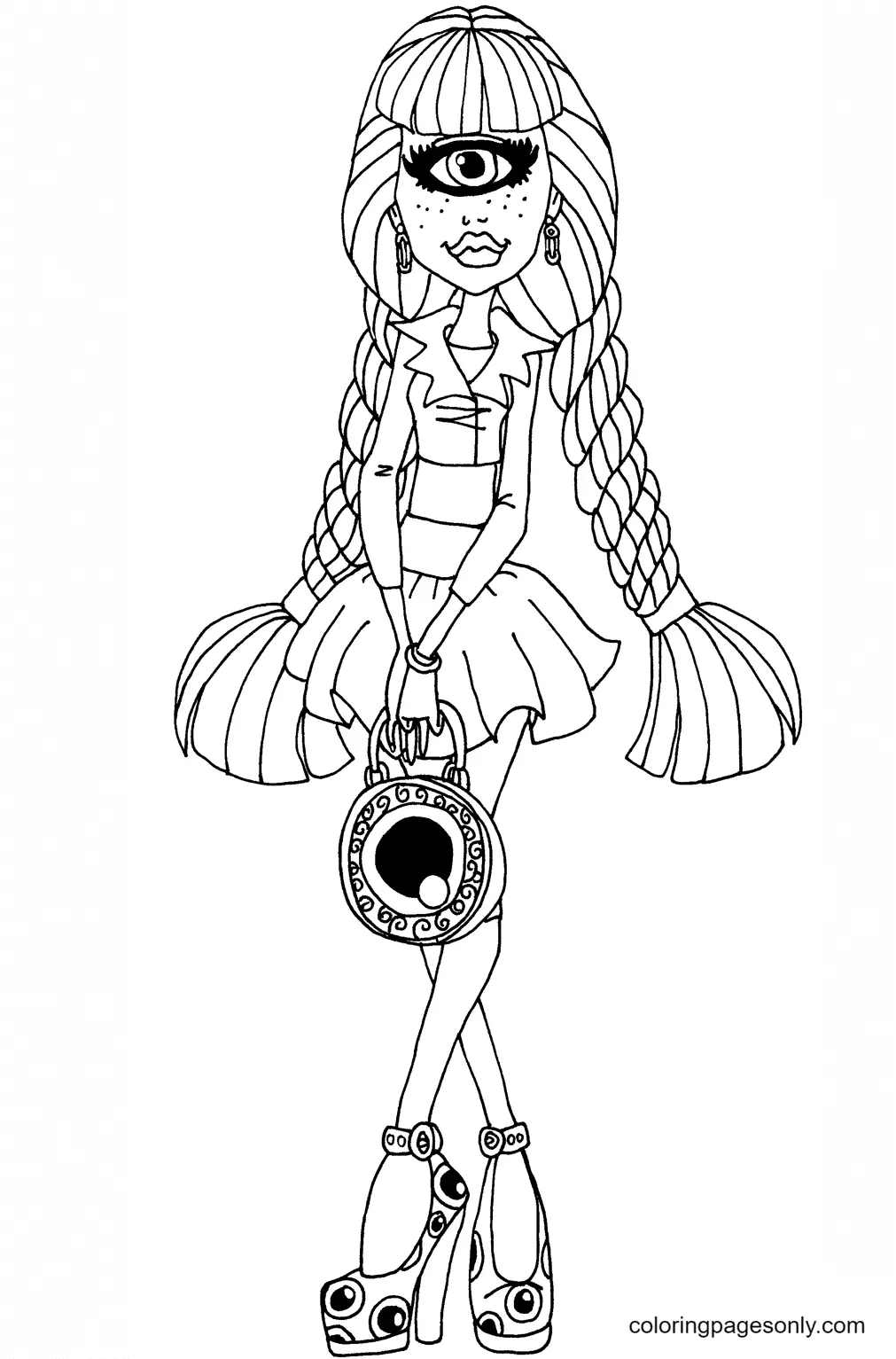 Monster High Coloring Pages 42